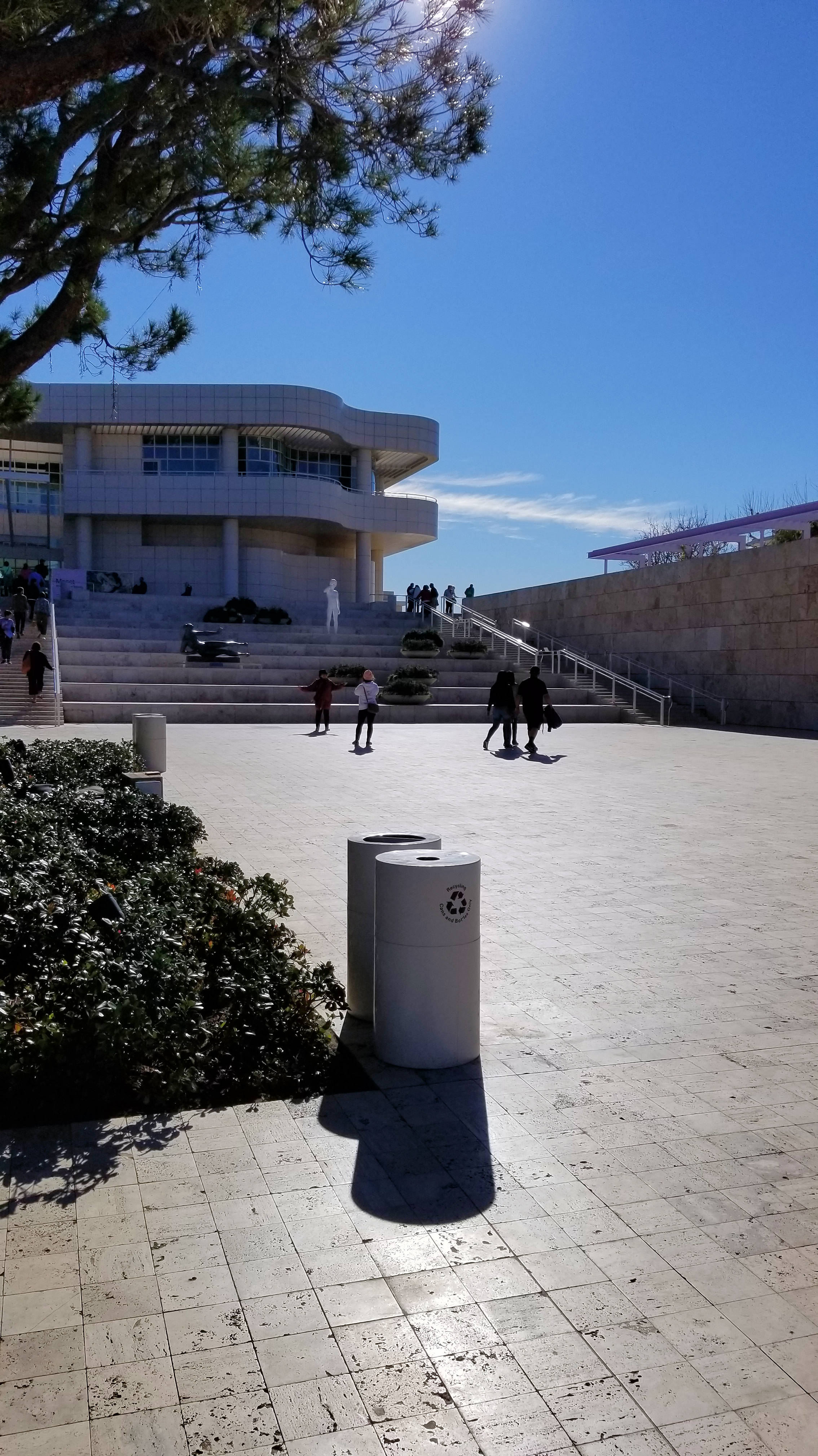 Approaching the Getty