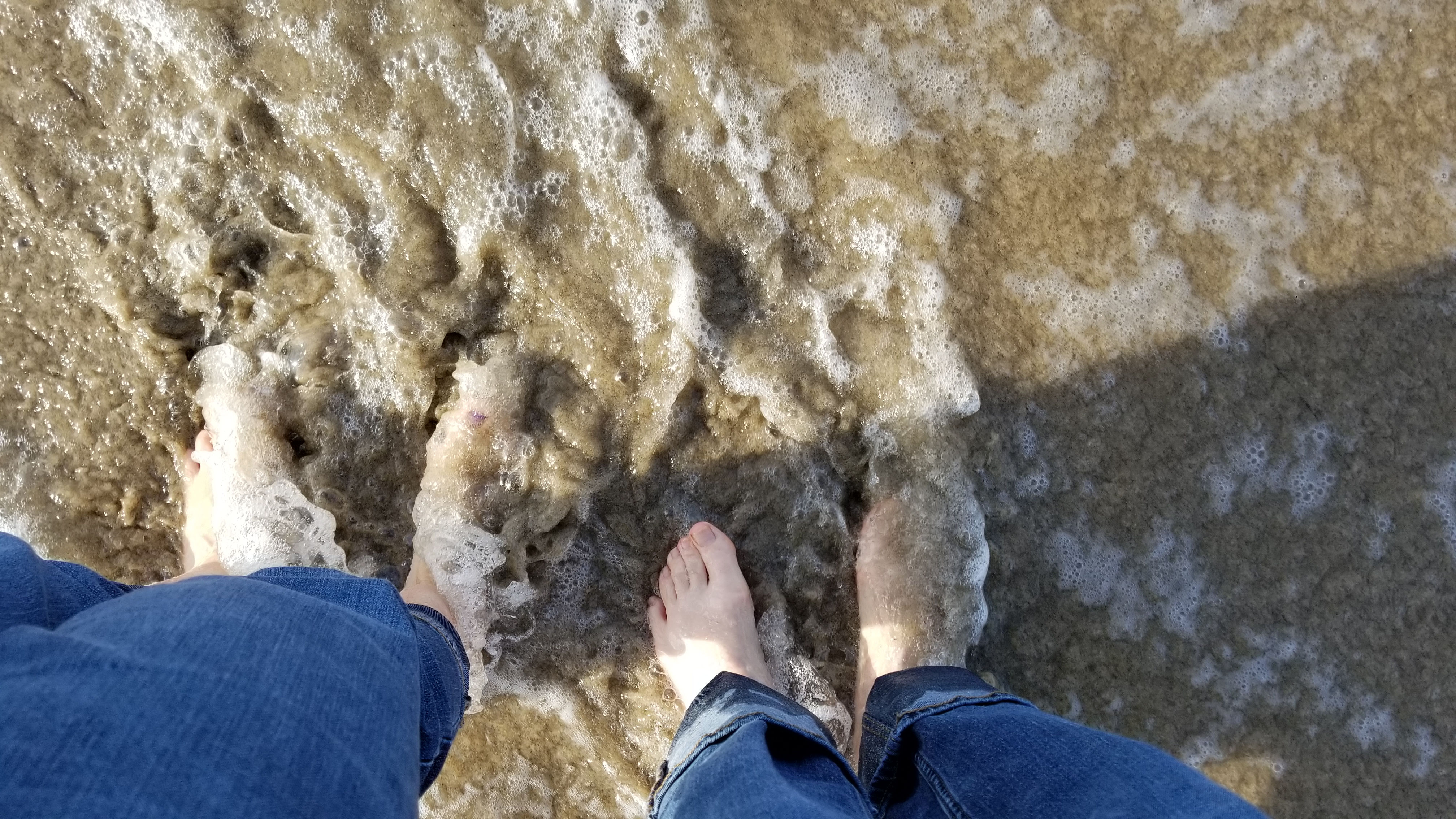 Toes in the water